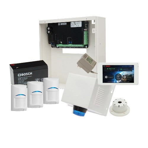 Bosch Solution 3000 Alarm Kit with 5" Touchscreen Keypad & 3 X PIRs