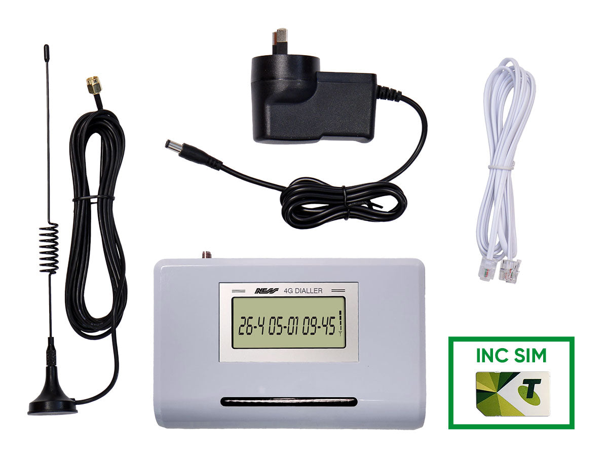 Ness 4G dialler with embedded Telstra SIM