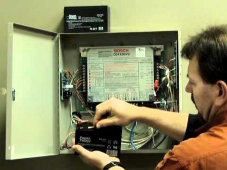 alarm battery change