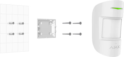 AJAX Combiprotect PIR With Glass Break Detector - White