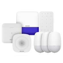 Hikvision AX PRO Hub Kit, 1x Alarm Hub, 1x Keypad, 2x Sounder, 3x PIR Detector