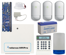 Hills Security Alarm System Reliance XRPro with Optex PIRs