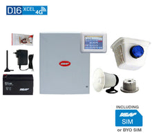 NESS D16XCEL 4G ALARM PANEL WITH NAVIGATOR KEYPAD & SIREN