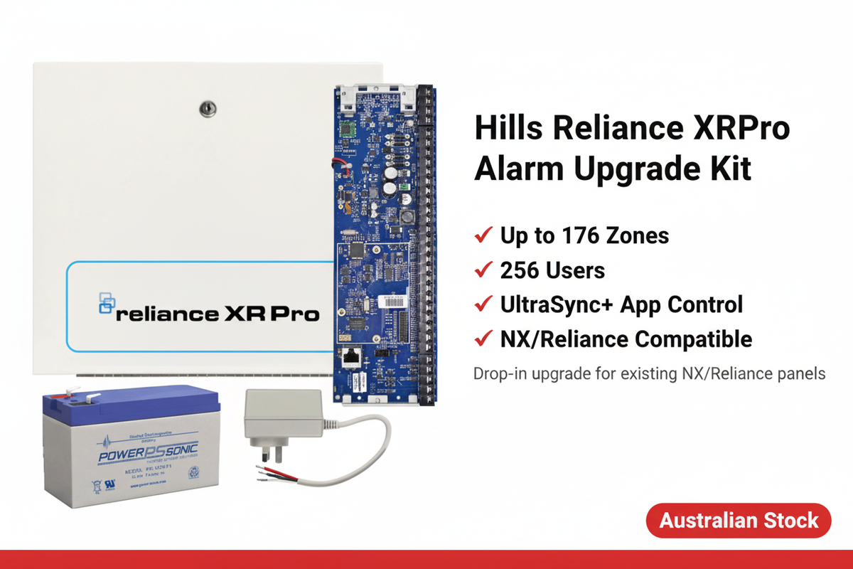 Hills XRPro Alarm Upgrade Kit with App Control and  Reliance NX backward compatible