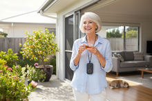 Senior living independently with Ness Indi pendant